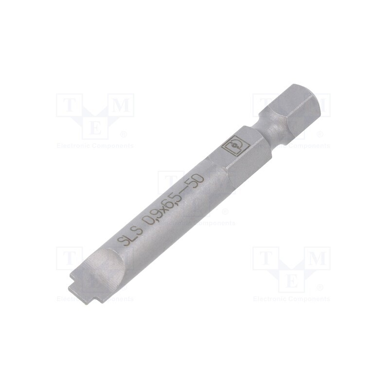 1 pcs x PHOENIX CONTACT - SF-BIT-SLS 0,9X6,5-50 - Screwdriver bit, slot, 6,5x0,9mm, Overall len: 50mm