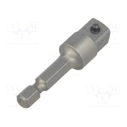 1 pcs x WIHA - 4362 - Adapter, Overall len: 50mm, Mounting: 1/4' (C6,3mm),3/8' square