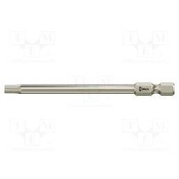 1 pcs x WERA - 5071106001 - Screwdriver bit, Hex Plus key, HEX 1/8', Overall len: 89mm