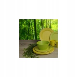 Bamboo cups, 2 pcs, with Gimex melamine lids