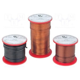 1 rol x BQ CABLE - DN1E2.00/0.25 - Coil wire, single coated enamelled, 2mm, 0.25kg, -65÷200°C