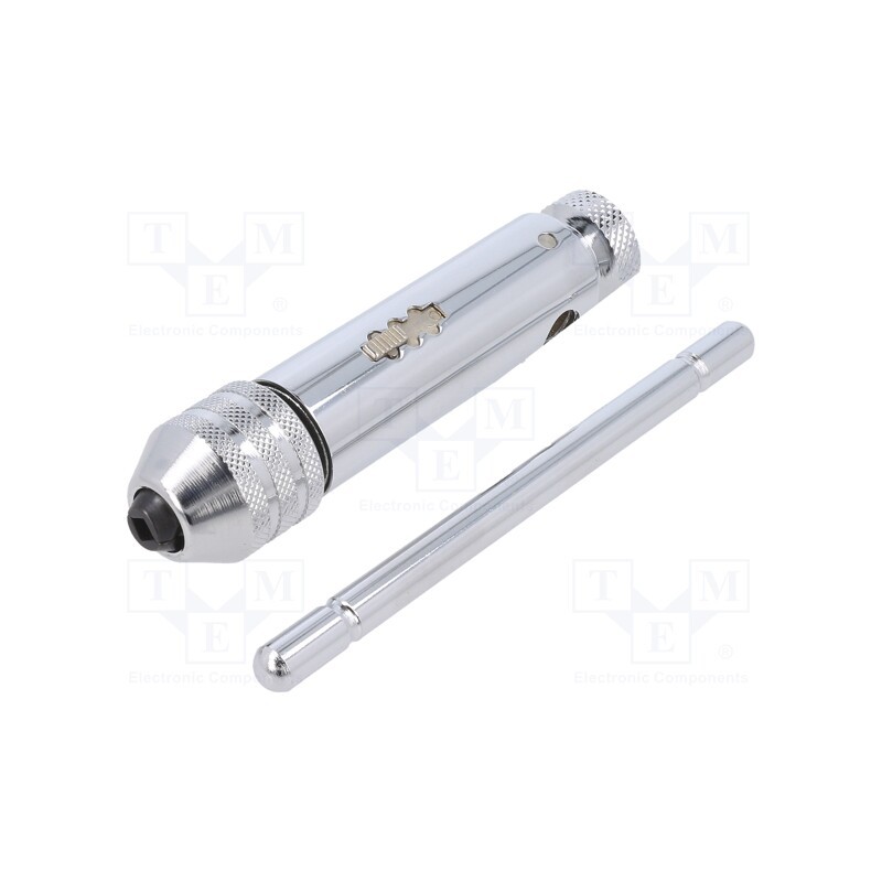 1 pcs x Vu00d6LKEL - 10002 - Tap wrench, steel, Grip capac: 7/32'-1/2',M5-M12, 100mm
