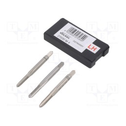 1 set x Vu00d6LKEL - 27030 - Tap, high speed steel grounded HSS-G, M4, 0.7, 45mm, 3,4mm, 3pcs.