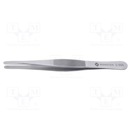 1 pcs x BERNSTEIN - 5-866 - Tweezers, 120mm, Blade tip shape: flat,rounded, universal