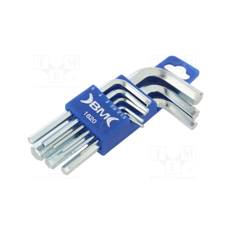 1 set x BM GROUP - 1620 - Wrenches set, hex key, 9pcs.