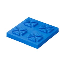 Camping trailer support foot base