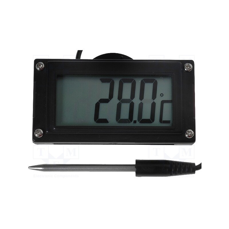 1 pcs x AXIOMET - MOD-TEMP100 - Meter: temperature, digital,mounting, on panel, LCD, 3,5 digit