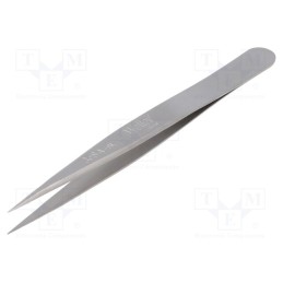 1 pcs x WELLER - 3CSASL - Tweezers, 110mm, for precision works, Blade tip shape: sharp