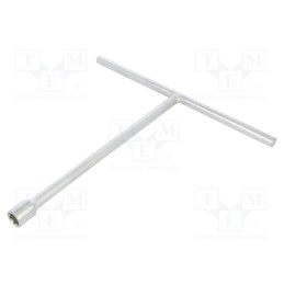 1 pcs x KING TONY - 118512M - Wrench, socket spanner, 12mm, Chrom-vanadium steel, L: 250mm