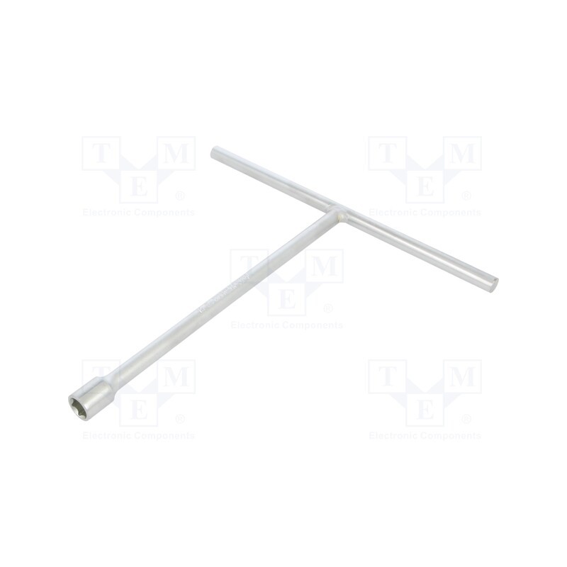 1 pcs x KING TONY - 118512M - Wrench, socket spanner, 12mm, Chrom-vanadium steel, L: 250mm