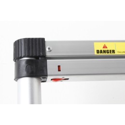 Telescopic folding ladder for a Brunner camper