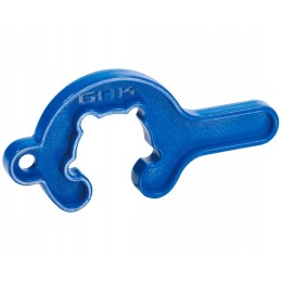 Blue gas cylinder key, reducer minitool