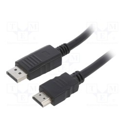 1 pcs x GEMBIRD - CC-DP-HDMI-6 - Cable, DisplayPort 1.1,HDMI 2.0, DisplayPort plug,HDMI plug