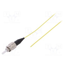1 pcs x FIBRAIN - G-ST-XX-S-001.0-P9-D-09-Y - Optic fiber pigtail, ST/UPC, 1m, Optical fiber: 900um, yellow