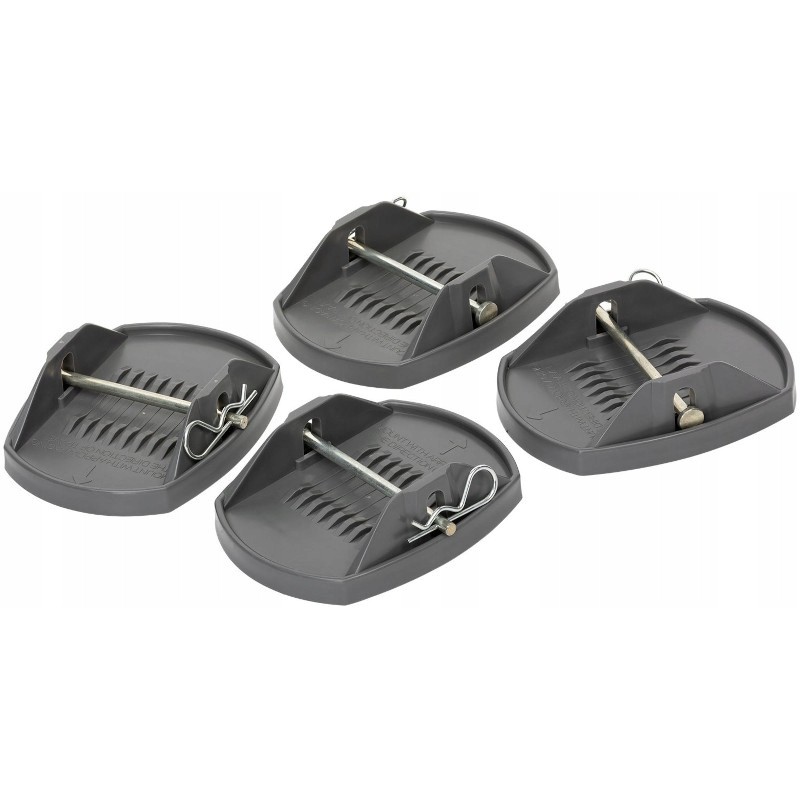 Berger trailer foot pads, 4 pcs