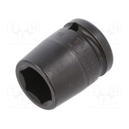 1 pcs x STAHLWILLE - 23010018 - Socket, 6-angles,socket spanner,impact, HEX 18mm, 1/2', 38mm