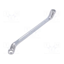 1 pcs x STAHLWILLE - 41041213 - Wrench, box, 12mm,13mm, chromium plated steel, L: 220mm, offset