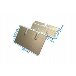 Metal corner protector for transporting records