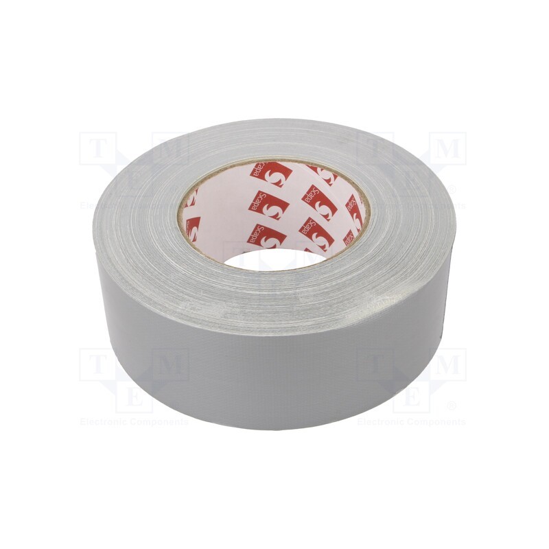 1 rol x SCAPA - TAŚMA 3120 50MM/50M SREBRNA TKANINOWA - Tape: duct, W: 50mm, L: 50m, Thk: 0.26mm, silver, rubber, -20÷80°C