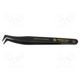1 pcs x BERNSTEIN - 5-194 - Tweezers, Blade tip shape: rounded, Tweezers len: 120mm, ESD