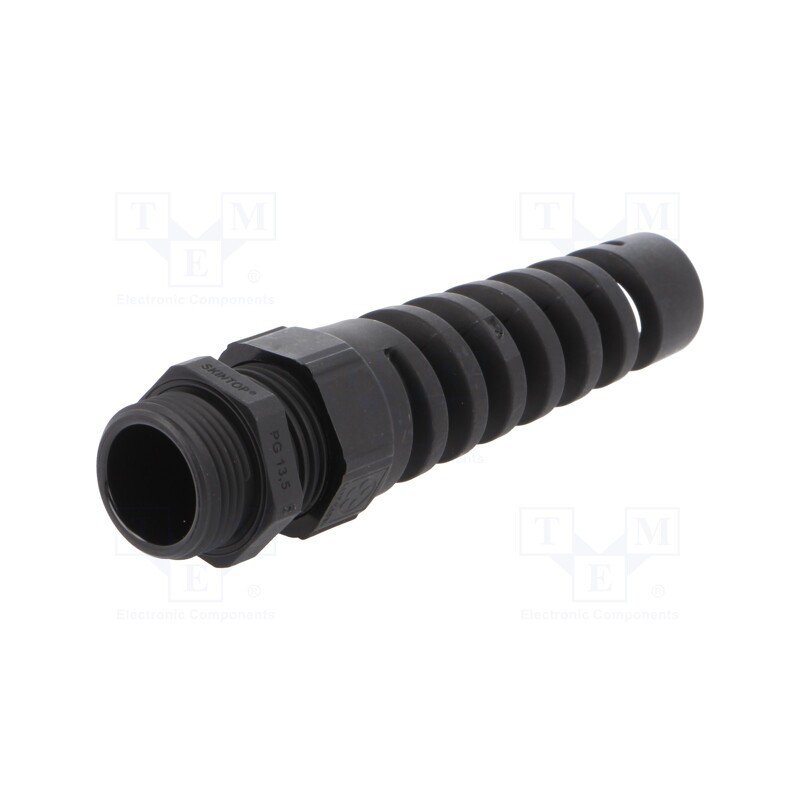 1 pcs x LAPP - 53015830 - Cable gland, with strain relief, PG13,5, IP68, polyamide, black