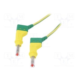 1 pcs x STu00c4UBLI - 66.9408-10020 - Test lead, 32A, banana plug 4mm,both sides, Urated: 600V, Len: 1m