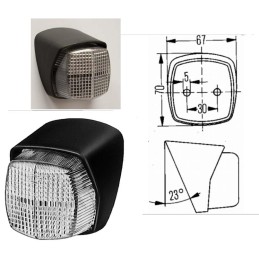 Front oblique position lamp, marker 12v