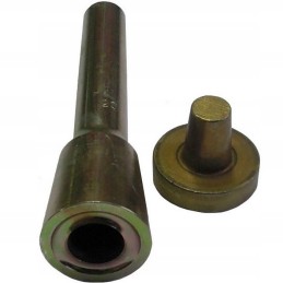 Reverse crimping tool for round eyelets 12 mm