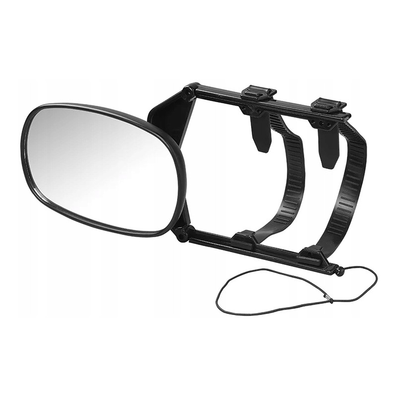 Additional mirror for towing a large SUV 4x4 caravan