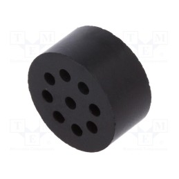 1 pcs x LAPP - 53320920 - Insert for gland, 2mm, M20, IP54, NBR rubber, Holes no: 9