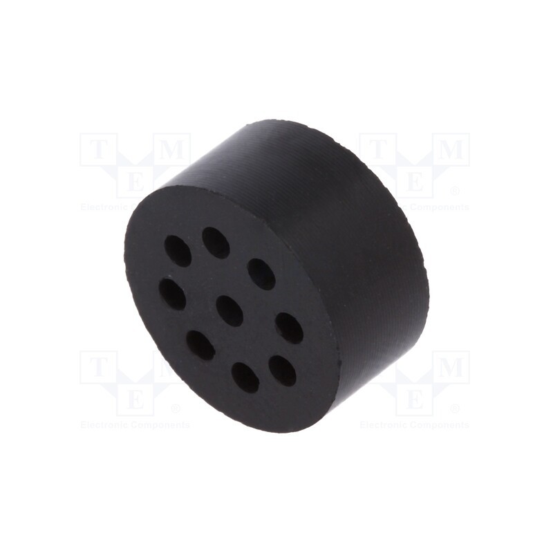1 pcs x LAPP - 53320920 - Insert for gland, 2mm, M20, IP54, NBR rubber, Holes no: 9