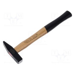 1 pcs x C.K - T4227A 0300 - Hammer, fitter type, 300g, carbon steel, wood (ash)