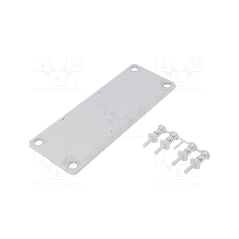 1 pcs x TRELLEBORG - LMC35 IP44 RAL 7035 - Multigate grommet, light grey, Holes no: 35, -40÷100°C, IP44