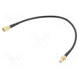 1 pcs x MFG - EXT-SMB20 - Cable, 0.2m, SMB male,SMB female, black, straight
