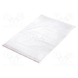 1 pcg x PLAST - PL.TOR300X400 - Self-seal bag, L: 400mm, Width: 300mm, Thick: 45um, polyetylene