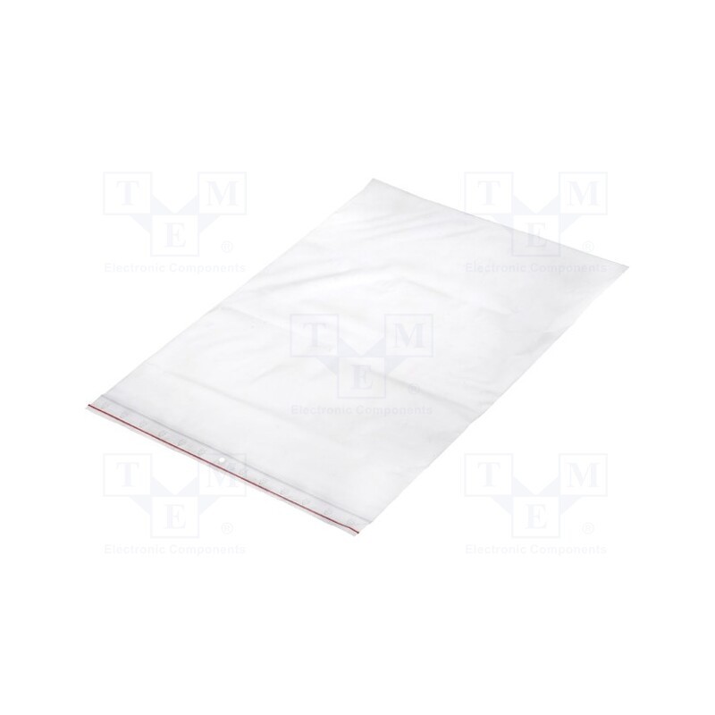 1 pcg x PLAST - PL.TOR300X400 - Self-seal bag, L: 400mm, Width: 300mm, Thick: 45um, polyetylene