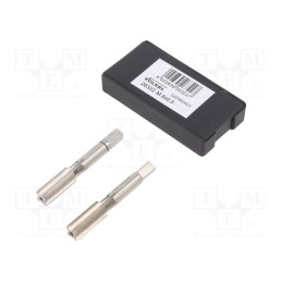 1 set x Vu00d6LKEL - 26322 - Tap, high speed steel grounded HSS-G, M8, 0.5, 50mm, 4,9mm, 2pcs.