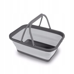 Campa gray foldable dishwashing basket l
