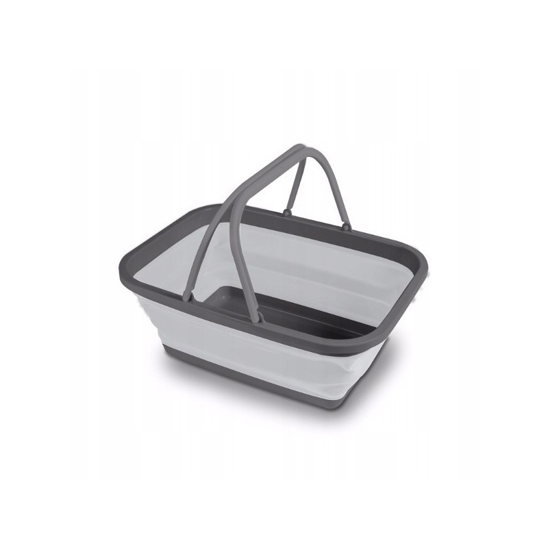 Campa gray foldable dishwashing basket l
