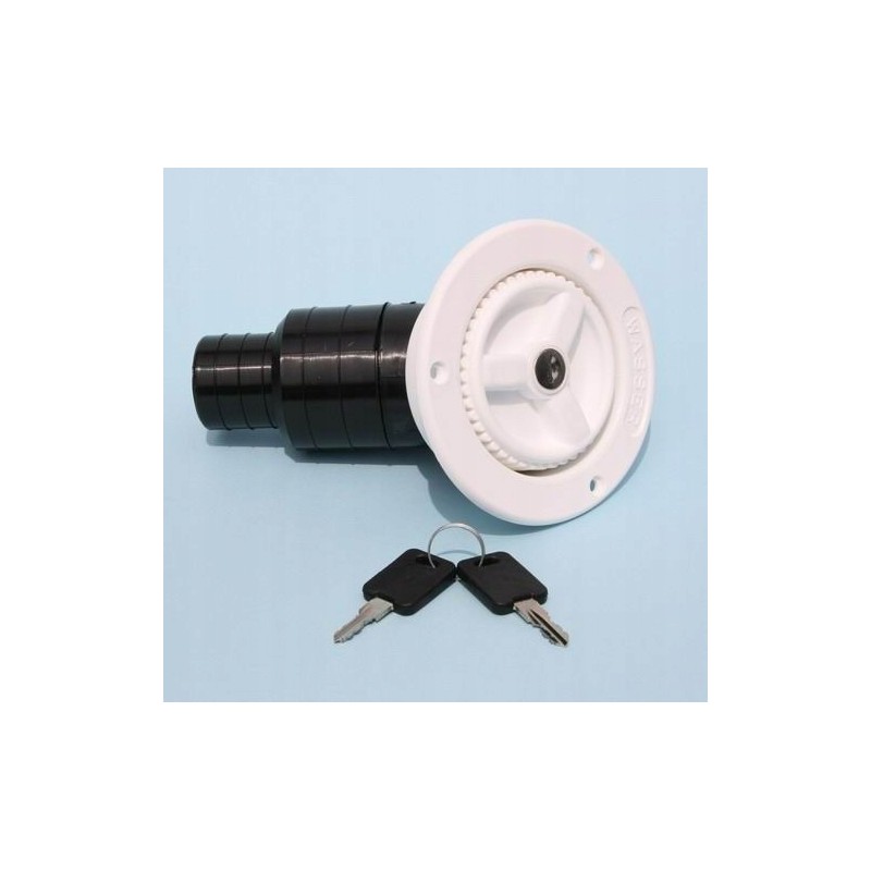 Water inlet 40mm long, white fawo