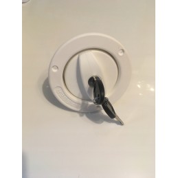 Water inlet 40mm long, white fawo