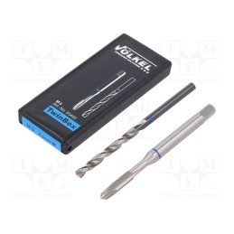 1 set x Vu00d6LKEL - 35492 - Tap, high speed steel cobalt HSS-E, M5, 0.8, ISO2/6H, 2pcs.