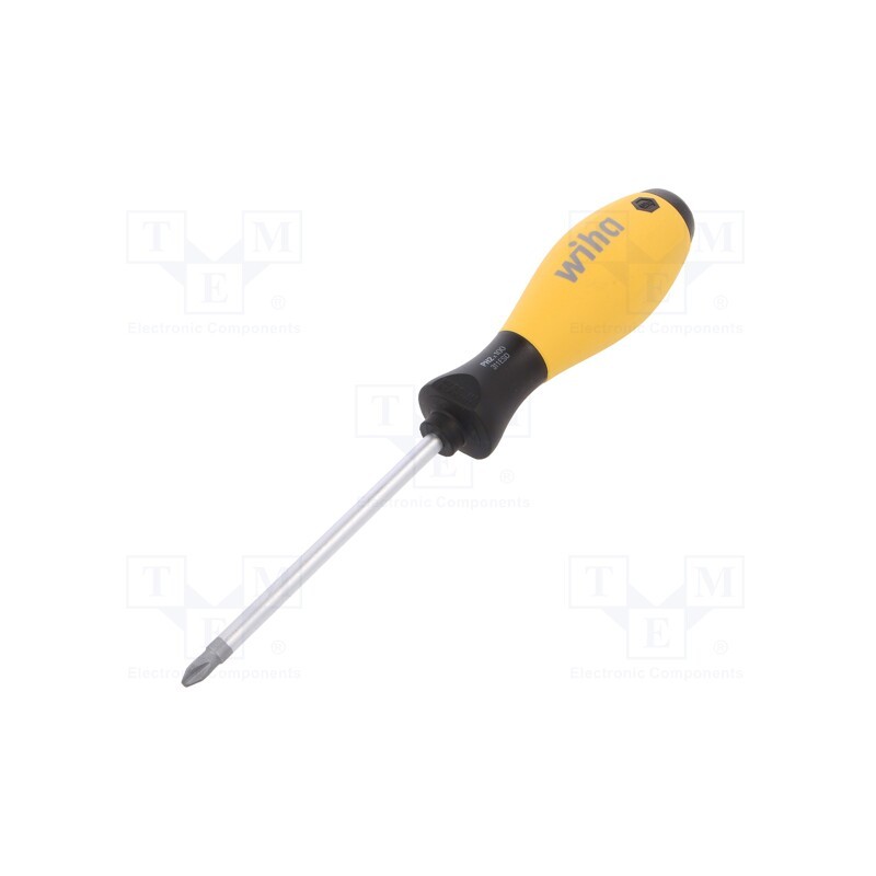 1 pcs x WIHA - 8186 - Screwdriver, Phillips, PH2, ESD, Blade length: 100mm