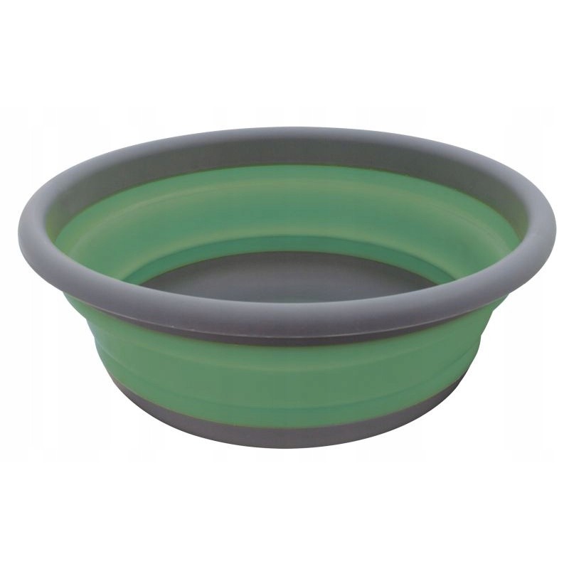 Folding bowl 9l green eurotrail