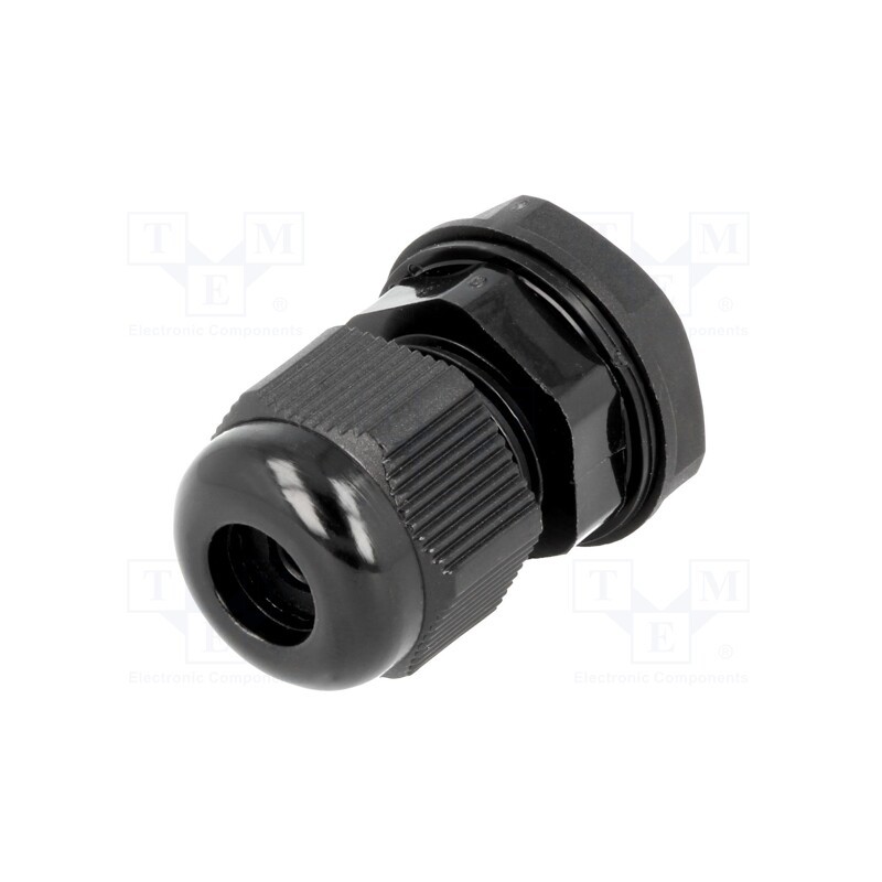 1 pcs x KSS WIRING - EG-9 - Cable gland, PG9, IP68, polyamide, black, UL94V-2, 13.9mm