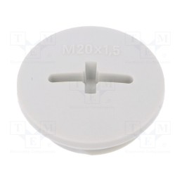 1 pcs x LAPP - 52006127 - Stopper, M20, 1.5, IP68, polyamide, light grey, SKINDICHT®, 6mm