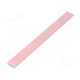 1 pcs x - SP_3.0 RÓŻOWA 3W/MK 20X200X3 - Tape: heat transfer, W: 20mm, L: 200mm, Thk: 3000um, 3W/mK, silicone