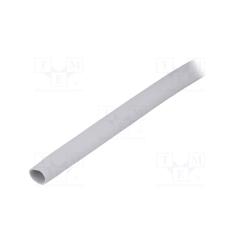 1 pcs x FIX&FASTEN - SRT8 - Insulating tube, silicone, light grey, -30÷200°C, Øint: 8mm, L: 1m