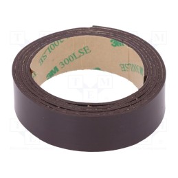 1 rol x 3M - 3M 1317 TAŚMA MAGNETYCZNA 19MMX1M - Tape: magnetic, W: 19mm, L: 1m, Thk: 1.55mm, rubber