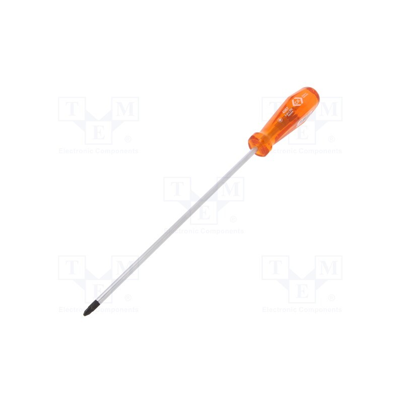 1 pcs x C.K - T4987 2 - Screwdriver, Pozidriv®, PZ2, HD Classic, Blade length: 250mm